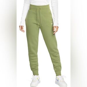 Nike Women's Sportswear Phoenix Fleece High-Waisted Joggers Sz XS Alligator